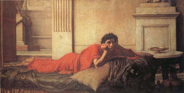 John William Waterhouse The Remorse of Nero After the Murder of his Mother